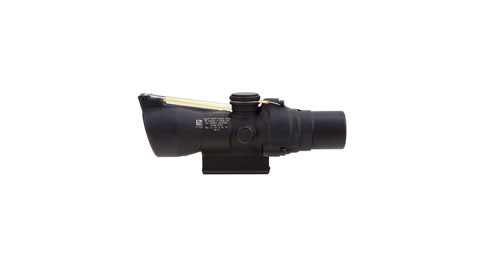 Trijicon 2x20 Compact ACOG Rifle Scope,Dual Illuminated Amber 9.2 MOA Triangle Reticle w/ M16 Carry Handle Base and Mounting Screw 400146