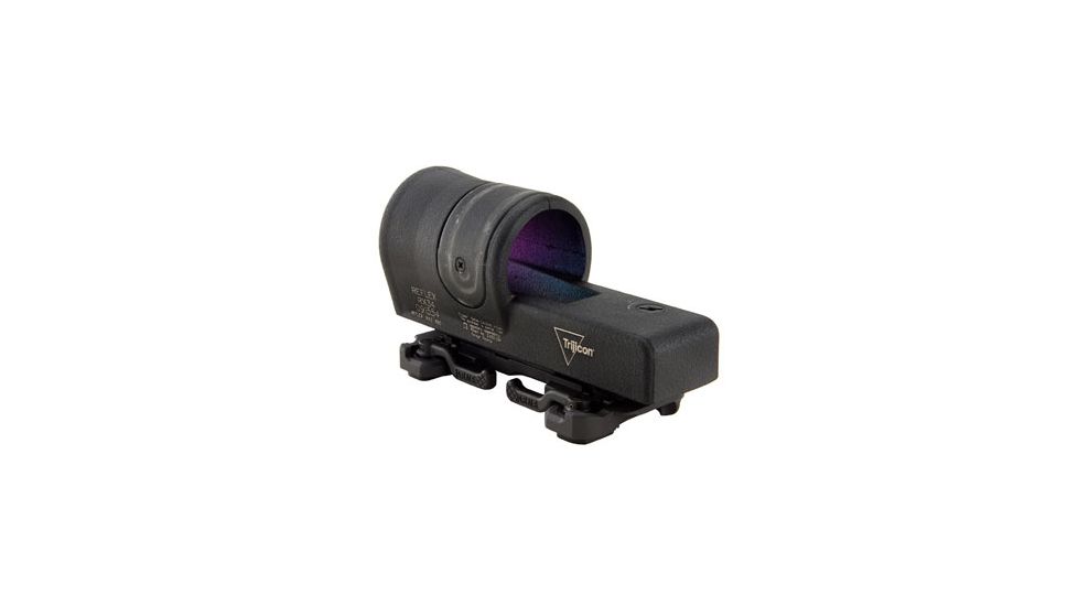 Trijicon 42mm Reflex Amber 4pt5 Moa Dot Reticle Sight Black Throw Lever Flattop Mount Rx34 23 Back V6