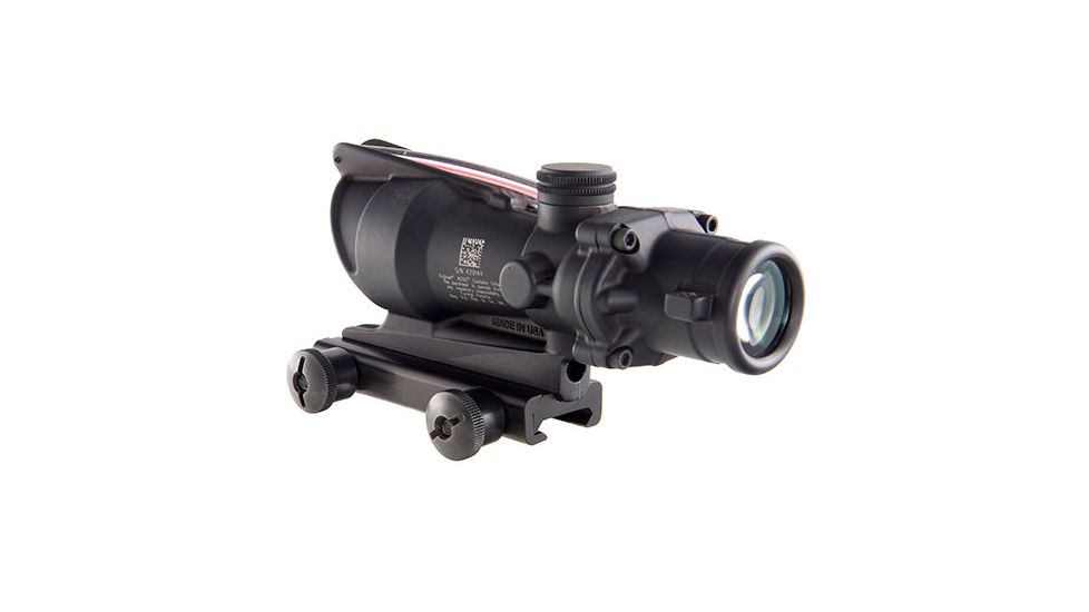 Trijicon 4x32 BAC ACOG Rifle Scope,Dual Illuminated Red Crosshair 300BLK Reticle w/TA51 Mount 100411