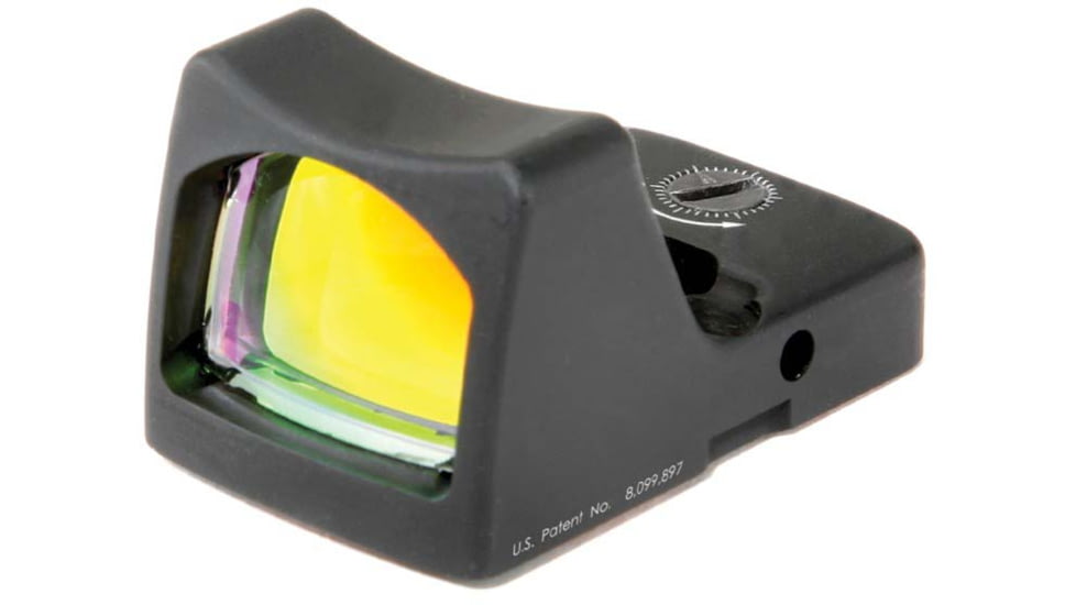 Trijicon RMR Type 2 Automatic Red Dot Sight 1x, 6.5 MOA Red Dot, RMR Mount, No Adjustable Button, Black, RM02-C-700607