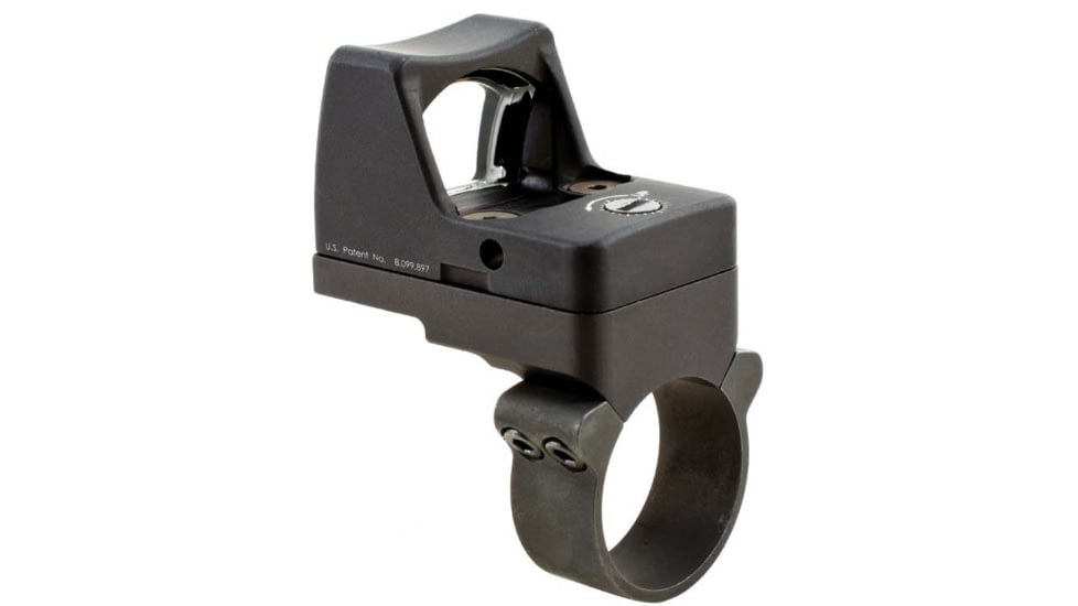 Trijicon RMR Type 2 Automatic Red Dot Sight, 6.5 MOA Red Dot, RM36 Mount, No Adjustable Button, Black, 700612