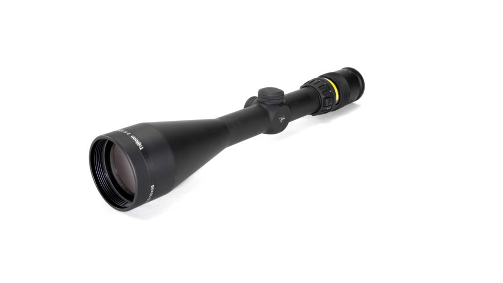 Trijicon AccuPoint TR-22 2.5-10x56mm Rifle Scope, 30 mm Tube, Second Focal Plane, Black, Amber BAC Triangle Post Reticle, MOA Adjustment, 200022