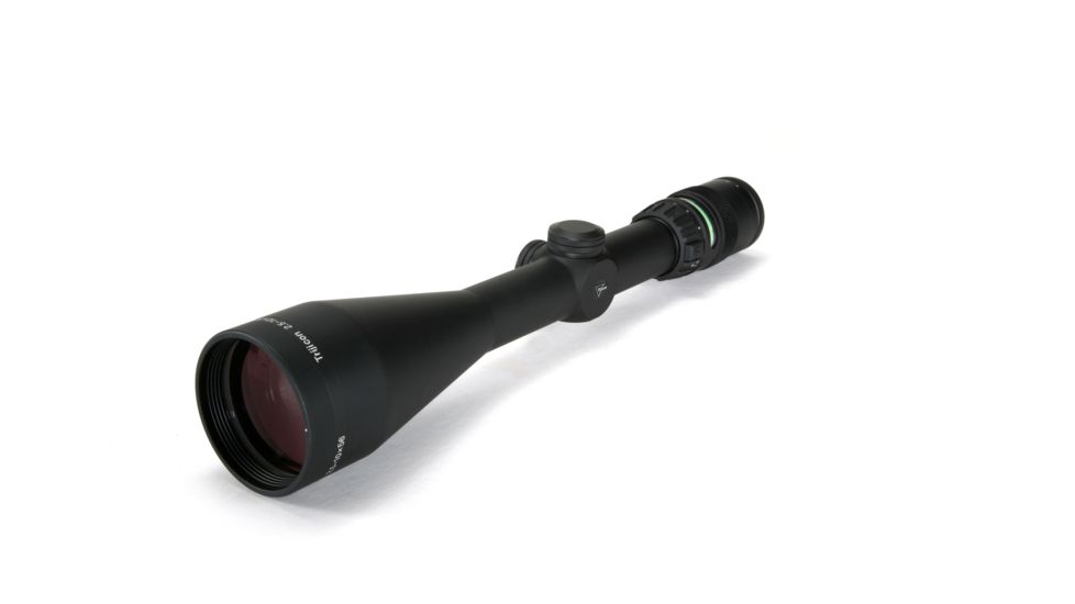 Trijicon AccuPoint TR-22 2.5-10x56mm Rifle Scope, 30 mm Tube, Second Focal Plane, Black, Green Standard Duplex Crosshair w/ Dot Reticle, MOA Adjustment, TR22-1G