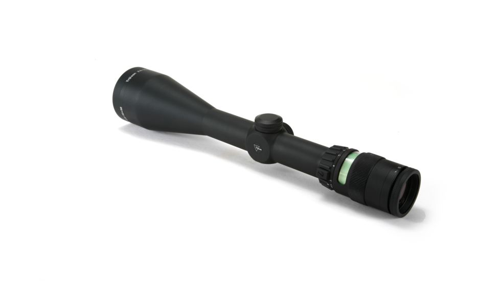 Trijicon AccuPoint TR-22 2.5-10x56mm Rifle Scope, 30 mm Tube, Second Focal Plane, Black, Green BAC Triangle Post Reticle, MOA Adjustment, 200033
