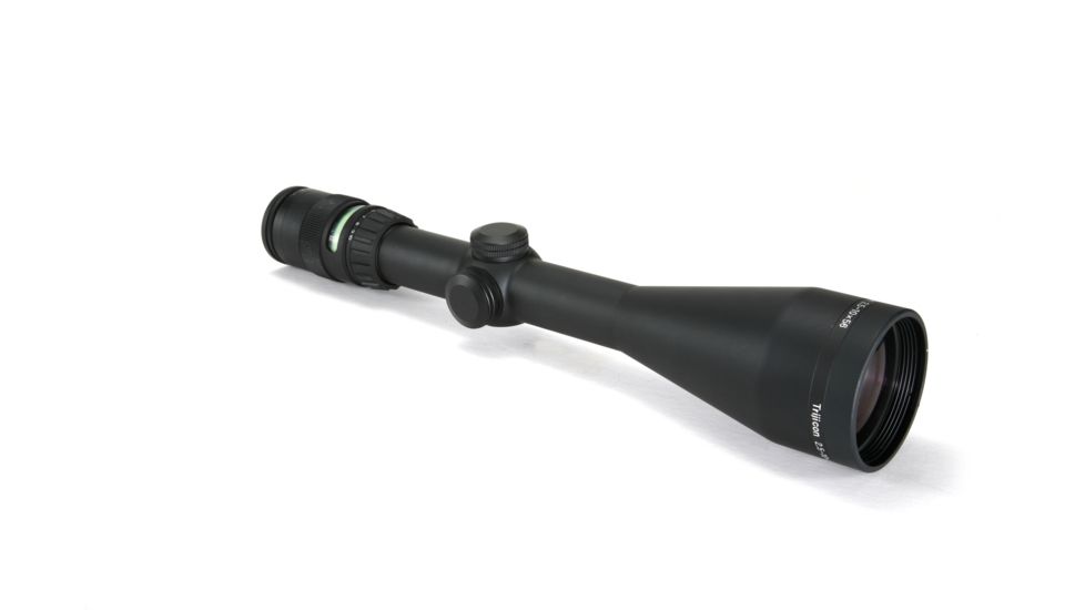 Trijicon AccuPoint TR-22 2.5-10x56mm Rifle Scope, 30 mm Tube, Second Focal Plane, Black, Green BAC Triangle Post Reticle, MOA Adjustment, 200033