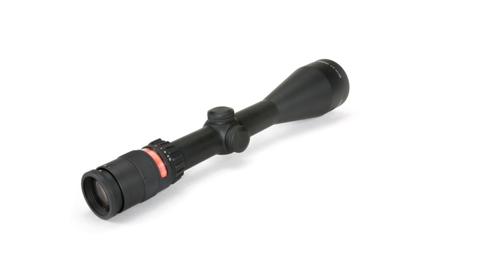 Trijicon AccuPoint TR-22 2.5-10x56mm Rifle Scope, 30 mm Tube, Second Focal Plane, Black, Red BAC Triangle Post Reticle, MOA Adjustment, 200035