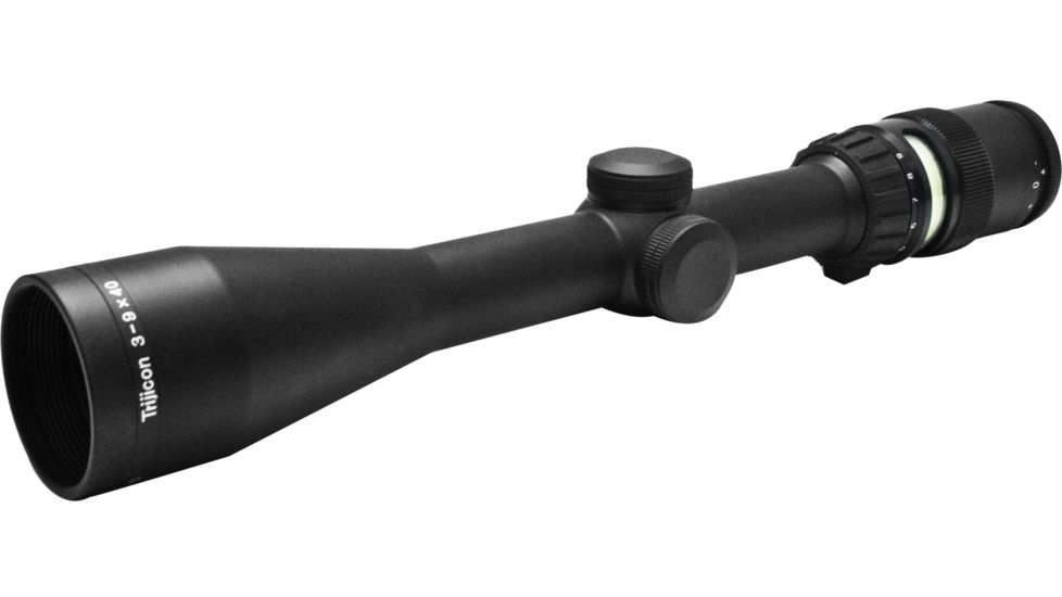 Trijicon AccuPoint TR-20 3-9x40mm Rifle Scope, 1 in Tube, Second Focal Plane, Black, Green Mil-Dot Crosshair w/ Dot Reticle, MOA Adjustment, TR20-2GA