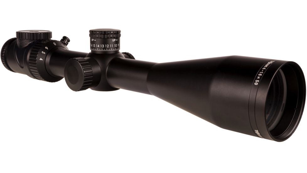 Trijicon AccuPoint TR-31 4-16x50mm Rifle Scope, 30 mm Tube, Second Focal Plane, Black, Green MOA Ranging Reticle w/ Dot, MOA Adjustment, 200147