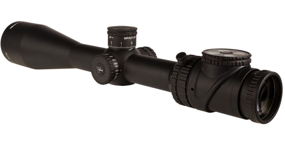 Trijicon AccuPoint TR-31 4-16x50mm Rifle Scope, 30 mm Tube, Second Focal Plane, Black, Green MRAD Ranging Reticle w/ Dot, Mil Rad Adjustment, 200148