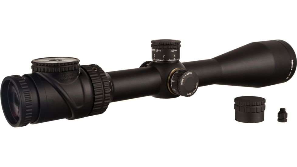 Trijicon AccuPoint TR-31 4-16x50mm Rifle Scope, 30 mm Tube, Second Focal Plane, Black, Green MRAD Ranging Reticle w/ Dot, Mil Rad Adjustment, 200148