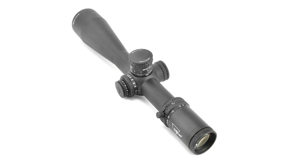 Trijicon AccuPower RS-50 5-50x56mm Rifle Scope, 34 mm Tube, Second Focal Plane, Black, Green/Red MOA Crosshair Reticle, MOA Adjustment, RS50-C-1900030