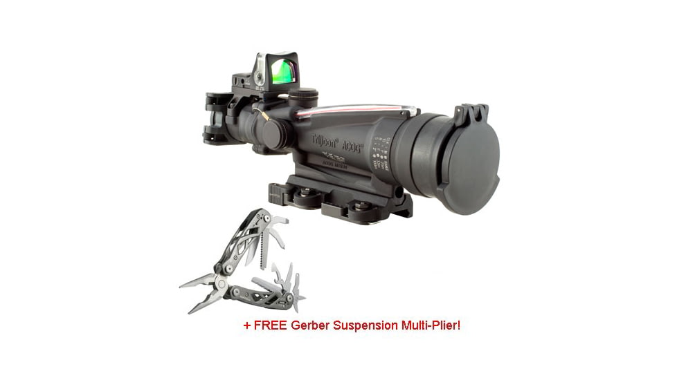 Trijicon ACOG 3.5x35 Scope with RMR Sight, LaRue Mount with Gerber Suspension Multi-Plier