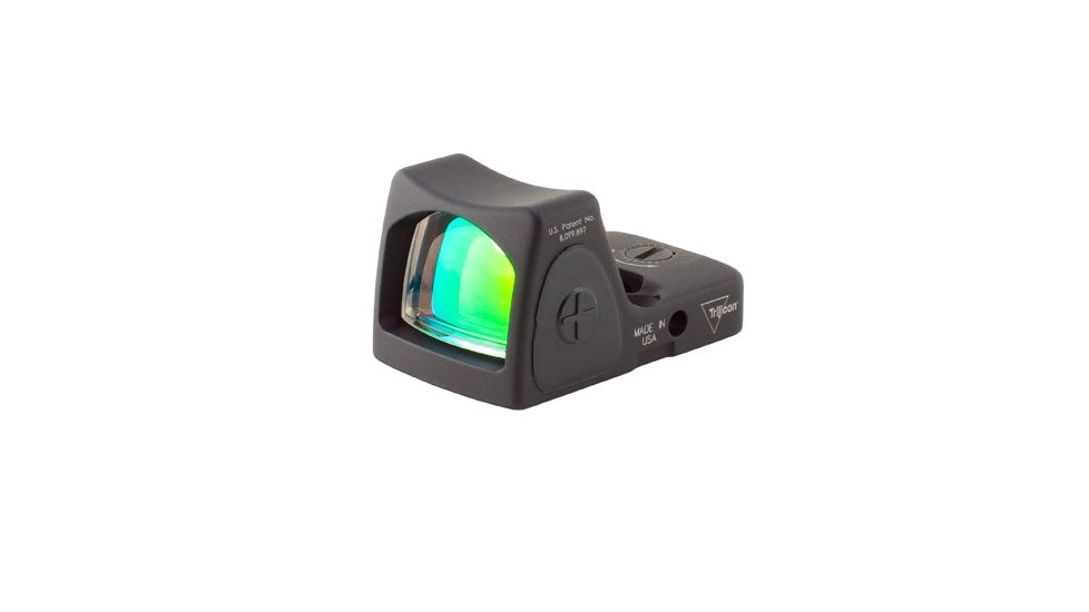 Trijicon ACOG 3.5x35 Scope, Dual Illuminated Green Horseshoe/Dot 5.56mm M249 Ballistic Reticle w/ RCOM-Emount &amp; 6.5MOA Adjustable RMR Sight TA11MGO-M249-RM07