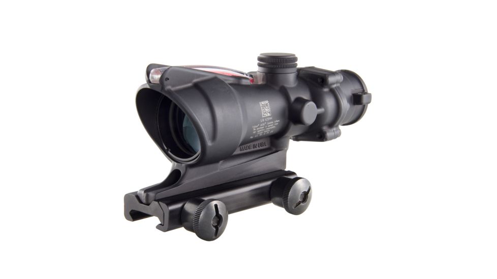 Trijicon ACOG 4x32 Dual Ill Rifle Scope w/Mount, Red Horseshoe .223 Reticle