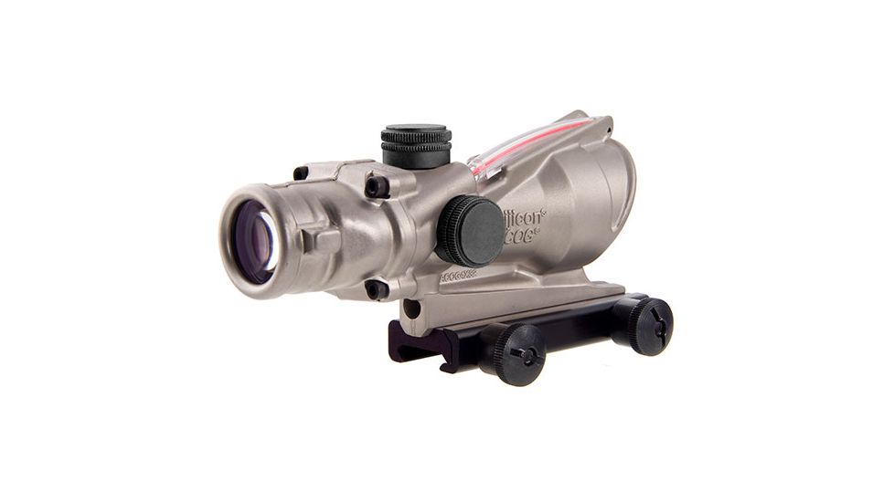 Trijicon ACOG 4x32 Nickel Boron Dual Illum. Red Chevron .223 BAC Reticle w/ TA51 Mount TA31-D-100194