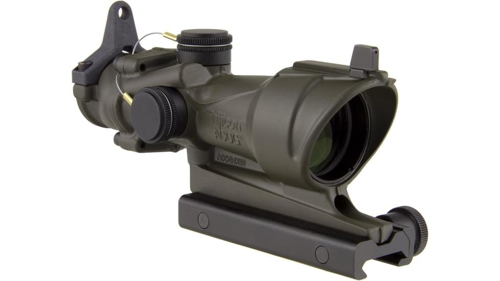 Trijicon ACOG TA01 4x32mm Rifle Scope, OD Green, Amber Crosshair .223 / 5.56x45mm Reticle, MOA Adjustment, 100318