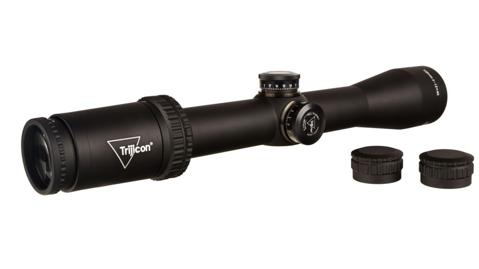 Trijicon Ascent AT1240 3-12x40mm Rifle Scope, 30 mm Tube, Second Focal Plane, Black, Non-Illuminated BDC Target Hold Reticle, MOA Adjustment, 2800002