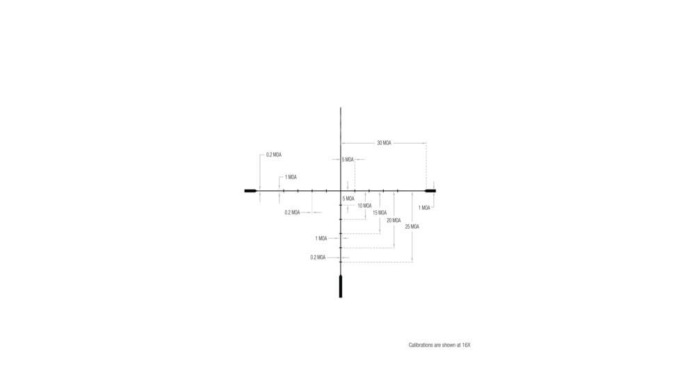 Trijicon Ascent 4-16x50mm Rifle Scope, 30mm Tube, Second Focal Plane, BDC Target Holds Reticle, Matte Black, AT1650-C-2800004