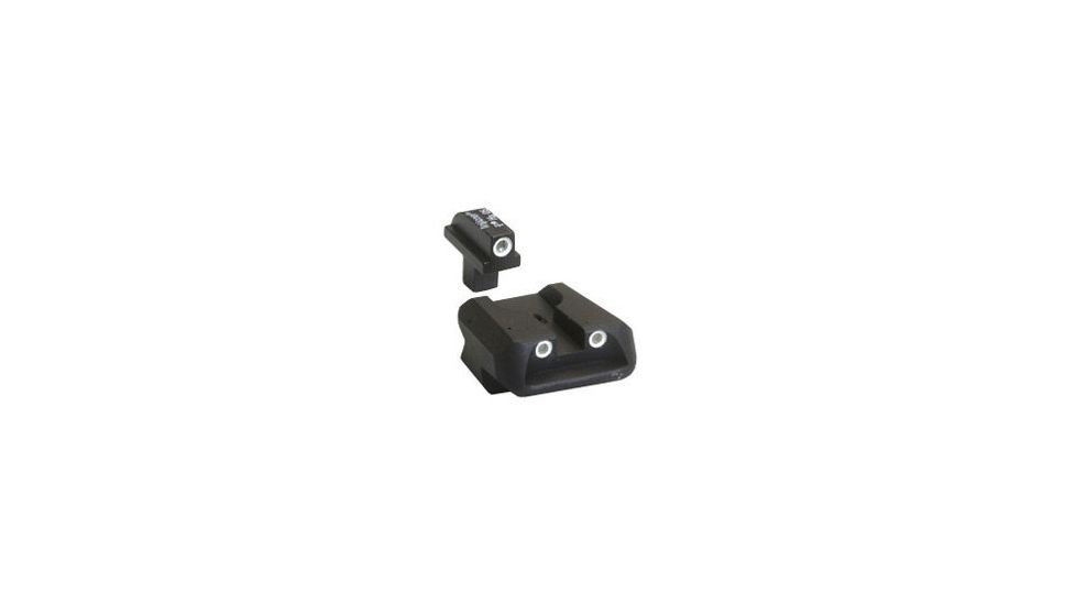 Trijicon Bright &amp; Tough Colt Officers 3 Dot Green Front &amp; Yellow Novak Rear Night Sight Set