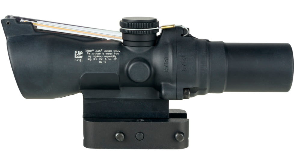 Trijicon Compact Dual Illuminated ACOG Scope, 1.5x24 mm, Amber, 8 MOA Triangle Reticle, Matte Black, 400334