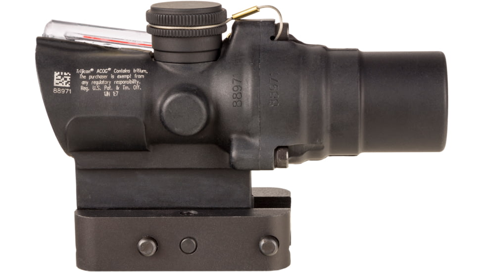 Trijicon Compact Dual Illuminated Q-LOC ACOG Scope, 1.5x16S, Red, 2 MOA Circle Dot Reticle, Matte Black, 400330