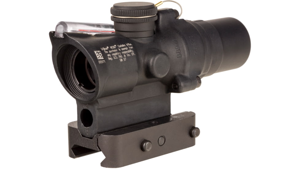 Trijicon Compact Dual Illuminated Q-LOC ACOG Scope, 1.5x16S, Red, 2 MOA Circle Dot Reticle, Matte Black, 400330