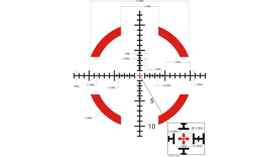 Trijicon Credo CR828 1-8x28mm Rifle Scope, 34 mm Tube, First Focal Plane, Black, Green/Red MRAD Segmented Circle Reticle, Mil Rad Adjustment, 2900032
