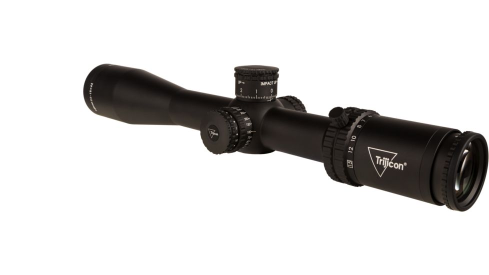 Trijicon Credo CR1542 2.5-15x42mm Rifle Scope, 30 mm Tube, Second Focal Plane, Black, Red MRAD Center Dot Reticle, Mil Rad Adjustment, 2900034