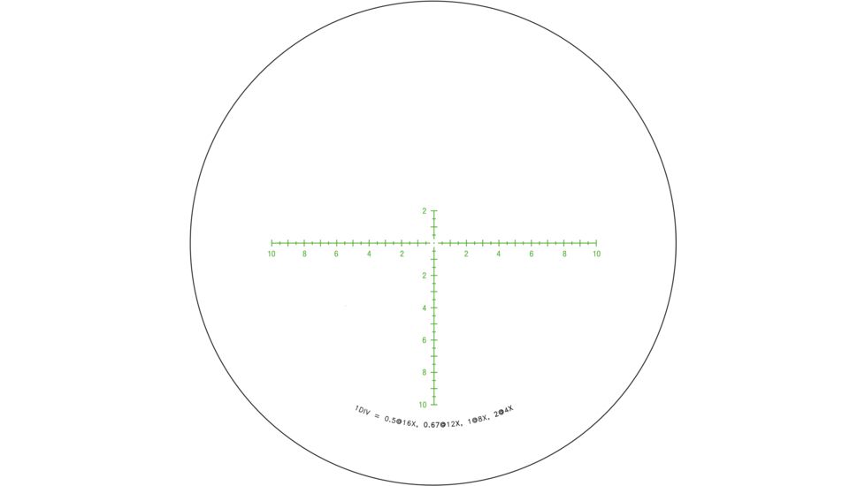 Trijicon Credo CR1650 4-16x50mm Rifle Scope, 30 mm Tube, Second Focal Plane, Black, Green MRAD Center Dot Reticle, Mil Rad Adjustment, 2900004