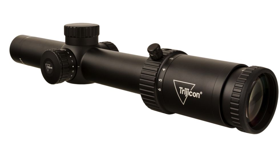 Trijicon Credo HX CRHX624 1-6x24mm Rifle Scope, 30 mm Tube, First Focal Plane, Black, Red MOA Segmented Circle Reticle, MOA Adjustment, 2900021