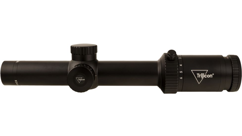 Trijicon Credo HX CRHX624 1-6x24mm Rifle Scope, 30 mm Tube, First Focal Plane, Black, Red MOA Segmented Circle Reticle, MOA Adjustment, 2900021