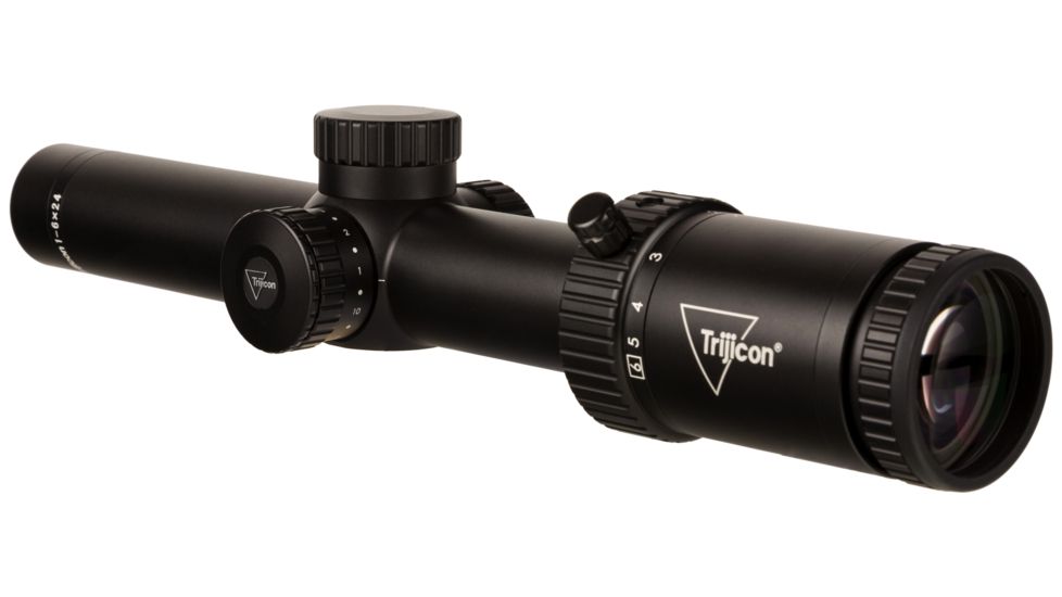 Trijicon Credo HX CRHX624 1-6x24mm Rifle Scope, 30 mm Tube, Second Focal Plane, Black, Green BDC Hunter .223 Reticle, MOA Adjustment, 2900018