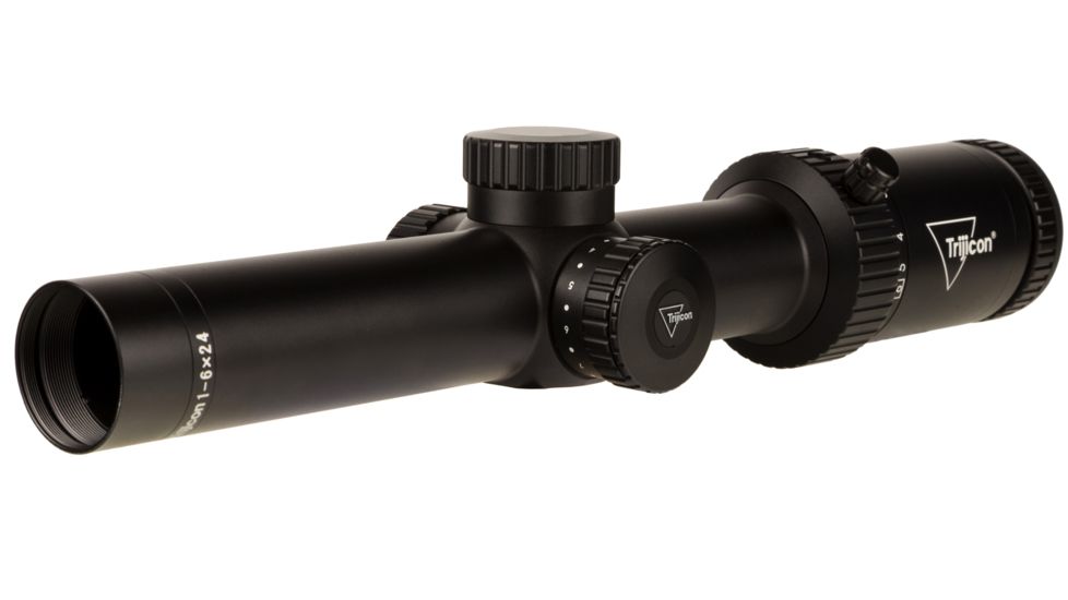 Trijicon Credo HX CRHX624 1-6x24mm Rifle Scope, 30 mm Tube, Second Focal Plane, Black, Green BDC Hunter .223 Reticle, MOA Adjustment, 2900018