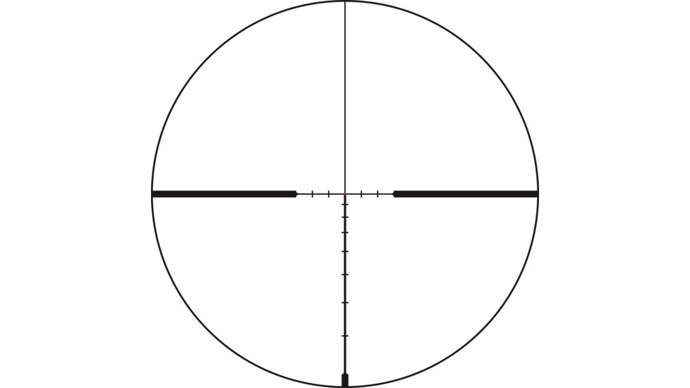 Trijicon Credo HX CRHX624 1-6x24mm Rifle Scope, 30 mm Tube, Second Focal Plane, Black, Red BDC Hunter .223 Reticle, MOA Adjustment, 2900020