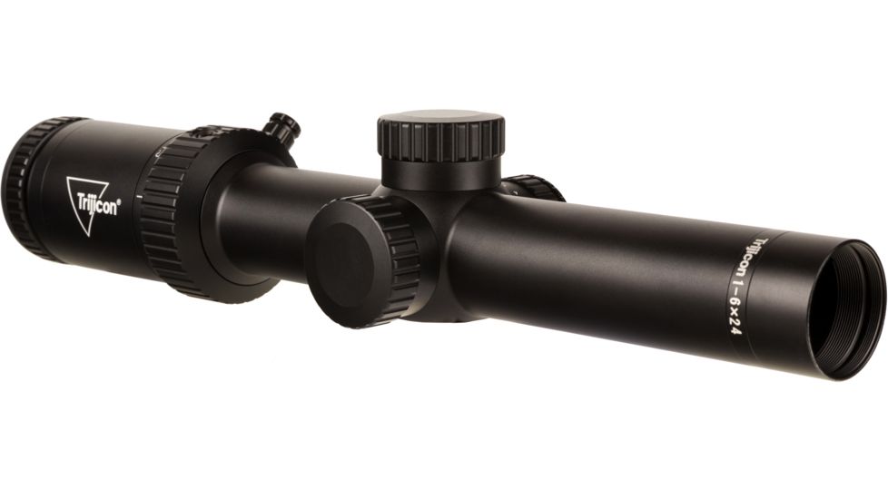 Trijicon Credo HX CRHX624 1-6x24mm Rifle Scope, 30 mm Tube, Second Focal Plane, Black, Green BDC Hunter .223 Reticle, MOA Adjustment, 2900018
