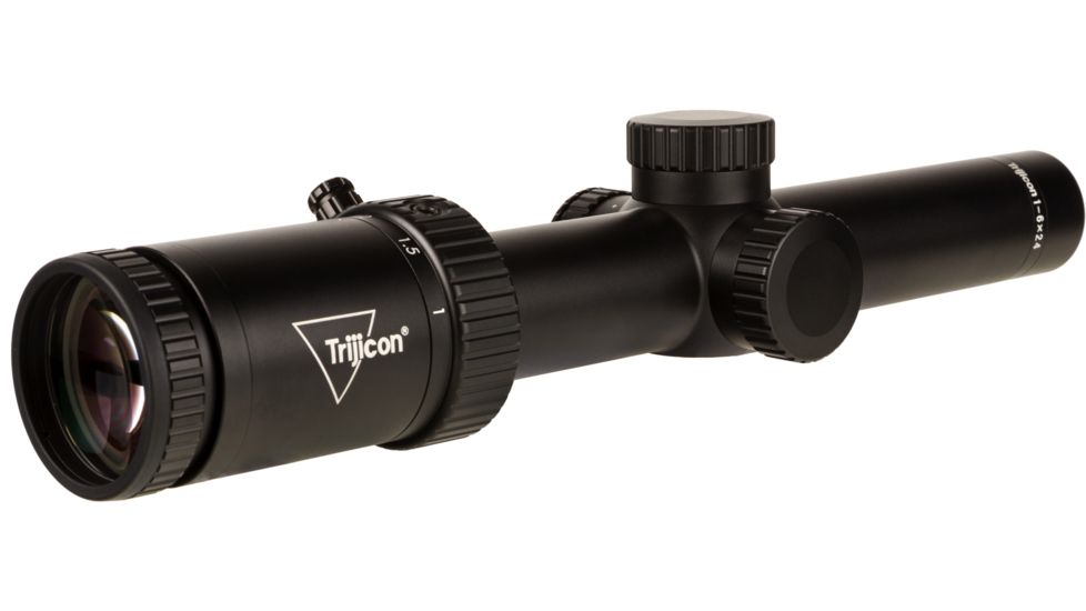 Trijicon Credo HX CRHX624 1-6x24mm Rifle Scope, 30 mm Tube, Second Focal Plane, Black, Red BDC Hunter .308 Reticle, MOA Adjustment, 2900019