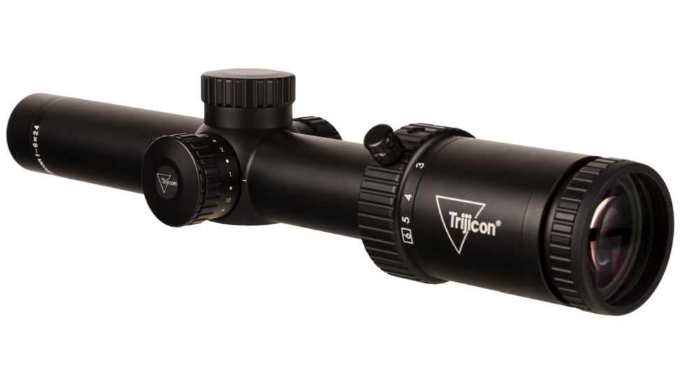 Trijicon Credo HX CRHX624 1-6x24mm Rifle Scope, 30 mm Tube, Second Focal Plane, Black, Red BDC Hunter .308 Reticle, MOA Adjustment, 2900019