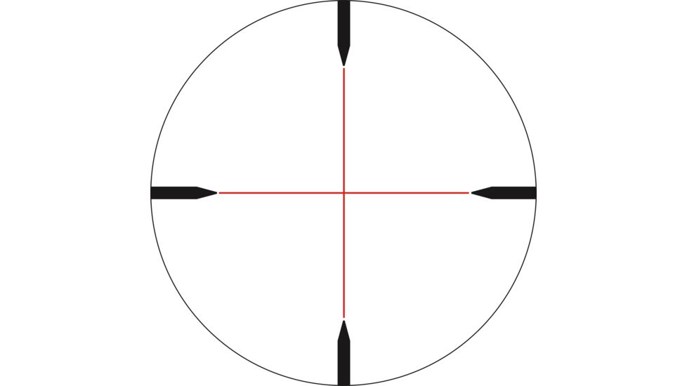 Trijicon Credo HX CRHX1650 4-16x50mm Rifle Scope, 30 mm Tube, Second Focal Plane, Black, Red Standard Duplex Crosshair Reticle, MOA Adjustment, 2900005