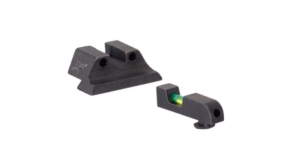 Trijicon DI Night Sight Set, Dual-Illuminated, U-Notch, Tritium Green Front Color/ Rear Color, Large Frame Glock Models, 601104
