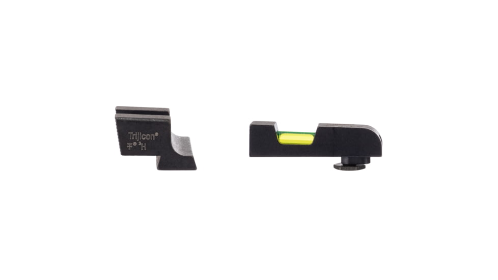 Trijicon DI Night Sight Set, Dual-Illuminated, U-Notch, Tritium Green Front Color/ Rear Color, Large Frame Glock Models, 601104