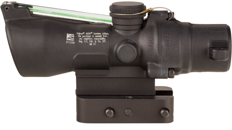 Trijicon Dual Illuminated Compact ACOG Scope, 3x24 mm, Green, .223/55gr. Horseshoe Dot Reticle, Matte Black, 400350