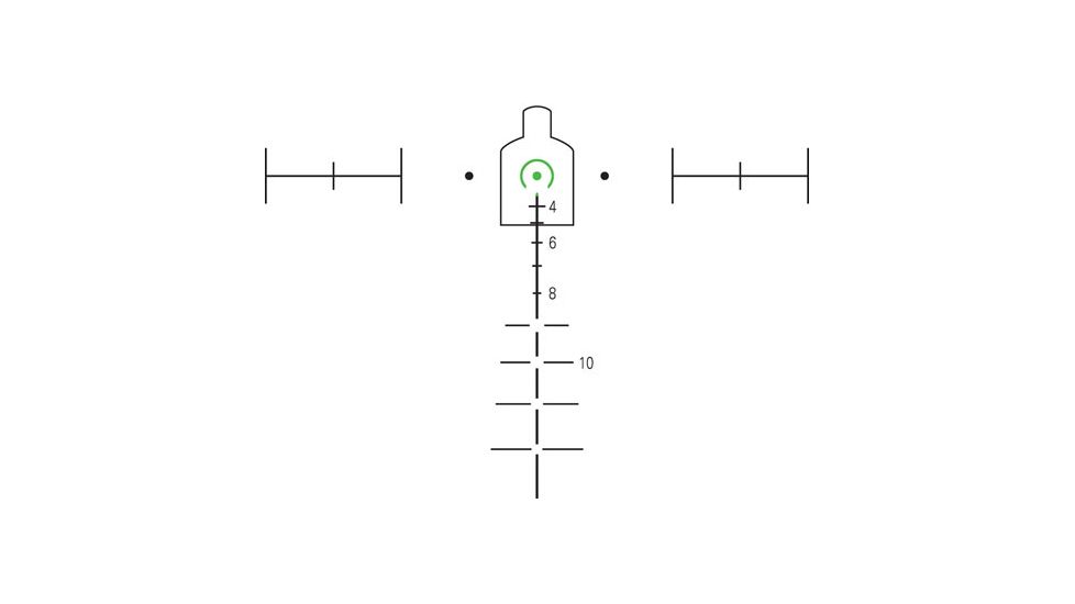 Trijicon ACOG 3.5x35 Dual Ill Rifle Scope w/Mount, Green Horseshoe .308 M240 Reticle