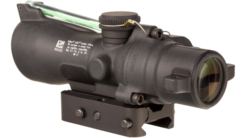 Trijicon Dual Illuminated Low Height Compact ACOG Scope, 3x24 mm, Green, 7.62x39/123gr. Crosshair Reticle, Matte Black, 400359