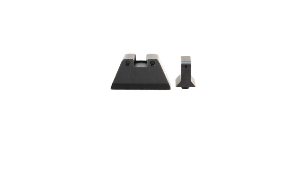 Trijicon For Glock Suppressor Night Sight Set - White Outline - Green Lamps for Calibers 9mm,.40,.43,.45 G.A.P.,.357 GL201-C-600649