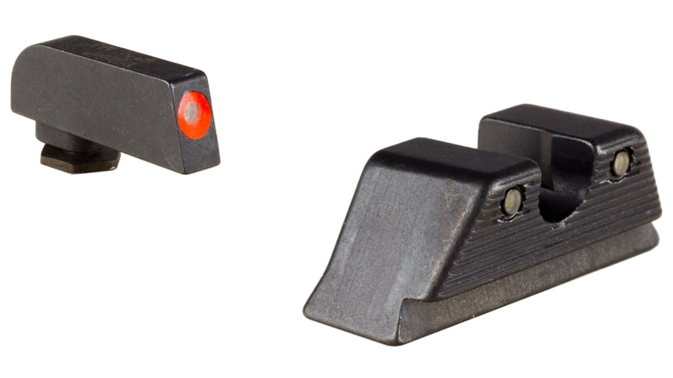 Trijicon HD XR Night Sight Set, MOS Fit Rear, Glock 17, 17L, 19, 22, 23, 24, 25, 26, 27, 28, 31, 32, 33, 34, 35, 37, 38 and 39, Orange, 601092