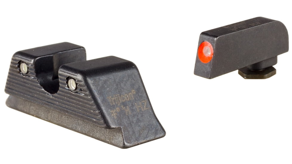 Trijicon HD XR Night Sight Set, MOS Fit Rear, Glock 17, 17L, 19, 22, 23, 24, 25, 26, 27, 28, 31, 32, 33, 34, 35, 37, 38 and 39, Orange, 601092