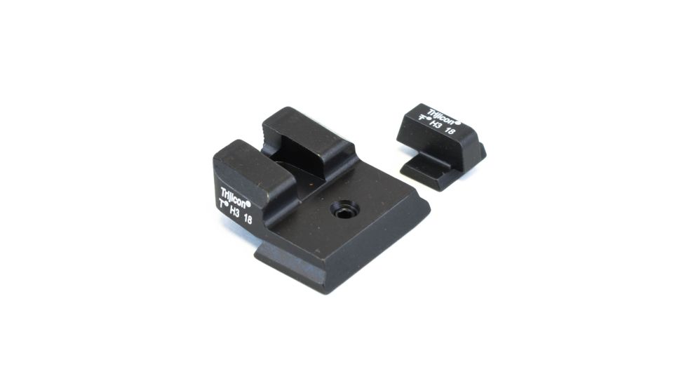 Trijicon Heavy Duty Night Sight Set, Yellow Front Outline, S&amp;W M&amp;P Shield, 600721
