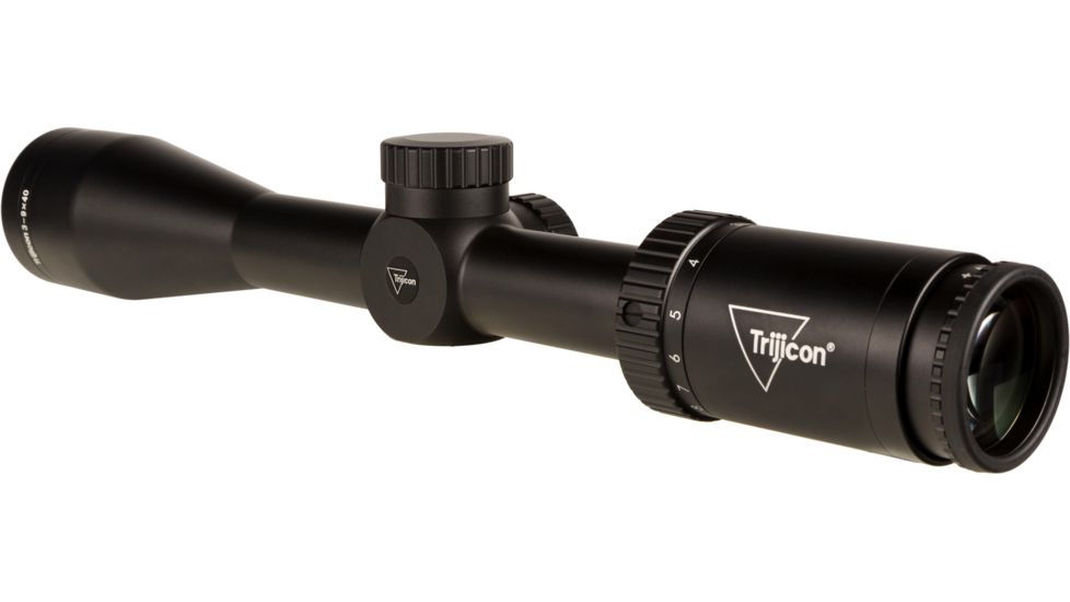 Trijicon Huron HR940 3-9x40mm Rifle Scope, 1 in Tube, Second Focal Plane, Black, Non-Illuminated Standard Duplex Crosshair Reticle, MOA Adjustment, 2700005