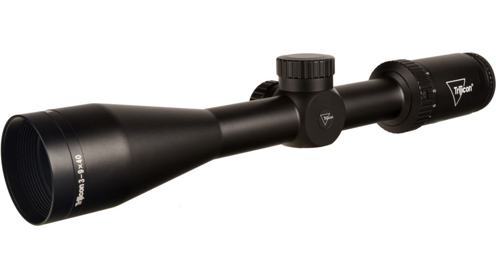 Trijicon Huron HR940 3-9x40mm Rifle Scope, 1 in Tube, Second Focal Plane, Black, Non-Illuminated Standard Duplex Crosshair Reticle, MOA Adjustment, 2700005