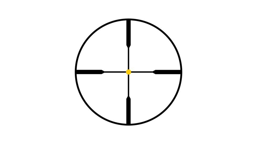 Trijicon AccuPoint TR-20 3-9x40mm Rifle Scope, 1 in Tube, Second Focal Plane, Black, Amber Standard Duplex Crosshair w/ Dot Reticle, MOA Adjustment, 200001